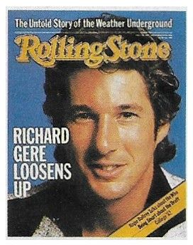 Gere, Richard / Rolling Stone Cover Photo / 1982
