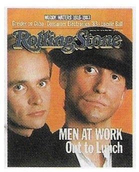 Men at Work / Rolling Stone Cover Photo / 1983