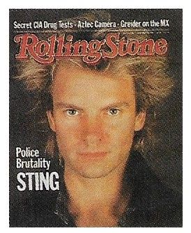 Sting / Rolling Stone Cover Photo / 1983