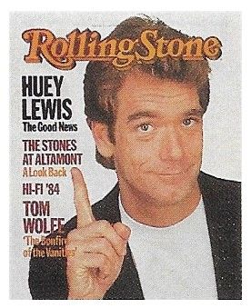 Lewis, Huey (+ The News) / Rolling Stone Cover Photo / 1984