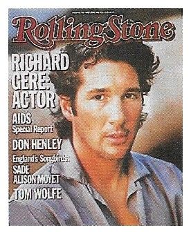 Gere, Richard / Rolling Stone Cover Photo / 1985