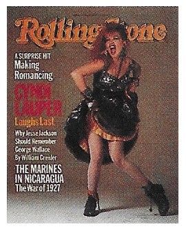 Lauper, Cyndi / Rolling Stone Cover Photo / 1984