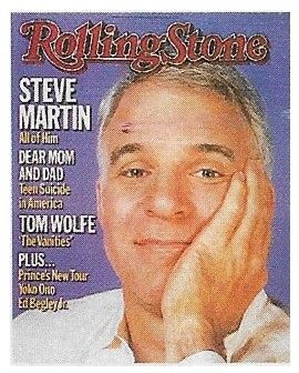 Martin, Steve / Rolling Stone Cover Photo / 1984