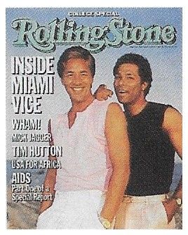 Miami Vice / Rolling Stone Cover Photo / 1985