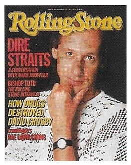 Dire Straits / Rolling Stone Cover Photo / 1985