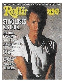 Sting / Rolling Stone Cover Photo / 1985