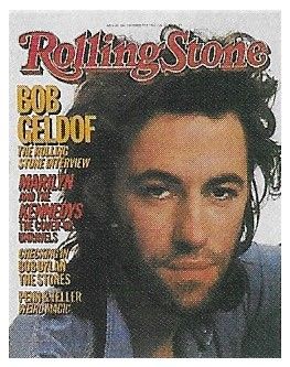 Geldof, Bob / Rolling Stone Cover Photo / 1985