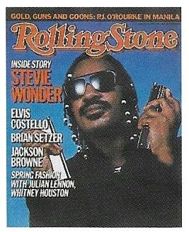 Wonder, Stevie / Rolling Stone Cover Photo / 1986