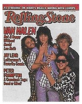 Van Halen / Rolling Stone Cover Photo / 1986