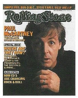 McCartney, Paul / Rolling Stone Cover Photo / 1986