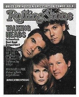 Talking Heads / Rolling Stone Cover Photo / 1987