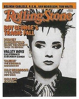 Boy George / Rolling Stone Cover Photo / 1986
