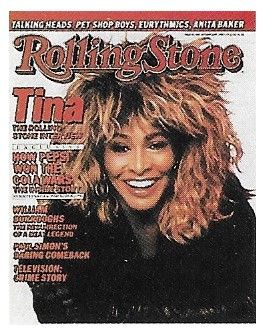 Turner, Tina / Rolling Stone Cover Photo / 1986
