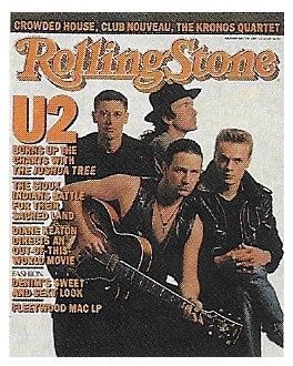 U2 / Rolling Stone Cover Photo / 1987