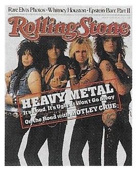 Motley Crue / Rolling Stone Cover Photo / 1987