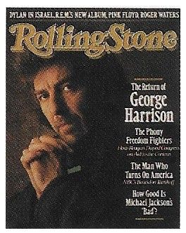 Harrison, George / Rolling Stone Cover Photo / 1987