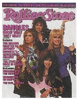 Bangles / Rolling Stone Cover Photo / 1987