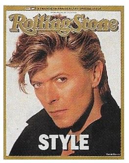 Bowie, David / Rolling Stone Cover Photo / 1987