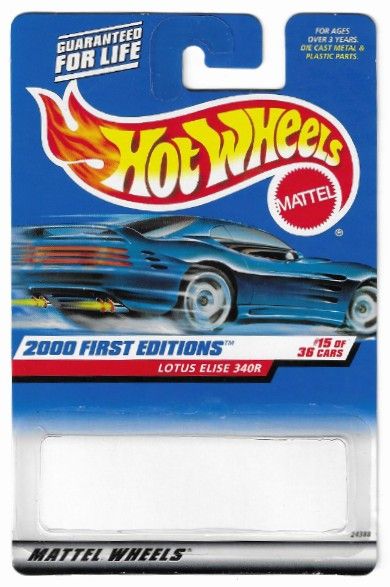 Hot Wheels / Lotus Elise 340R / 2000 (1st Edition)