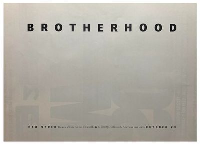 New Order / Brotherhood / 1986