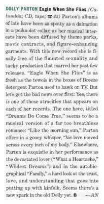 Parton, Dolly / Eagle When She Flies / 1991