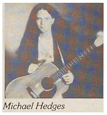 Hedges, Michael / Standing--With Acoustic Guitar / 1986