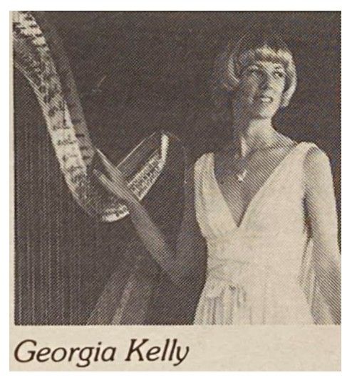 Kelly, Georgia / Standing--With Harp / 1986