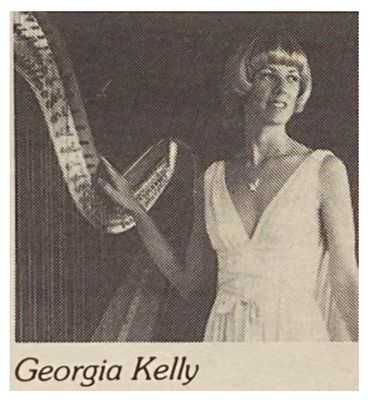 Kelly, Georgia / Standing--With Harp / 1986