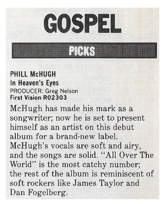 McHugh, Phill / In Heaven's Eyes / 1986