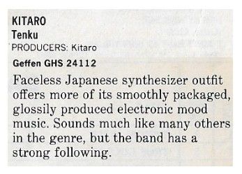 Kitaro / Tenku / 1986