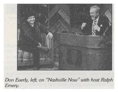 Everly, Don / With Ralph Emery on Nashville Now / 1986