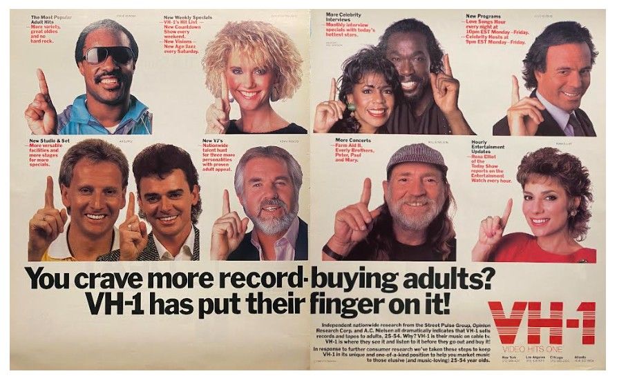 VH-1 / You Crave More Record-Buying Adults? / 1986