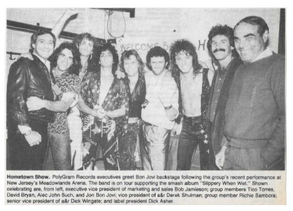 Bon Jovi / Hometown Show. / 1986