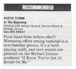 Exotic Storm / In the Beginning / 1986