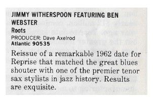 Witherspoon, Jimmy / Roots / 1986