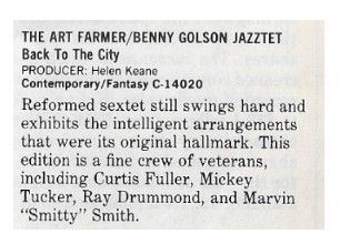 Farmer, Art / Back to the City / 1986