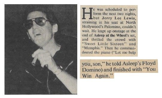 Lewis, Jerry Lee / North Hollywood's Palomino / 1976