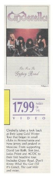 Cinderella / Tales from the Gypsy Road / 1990
