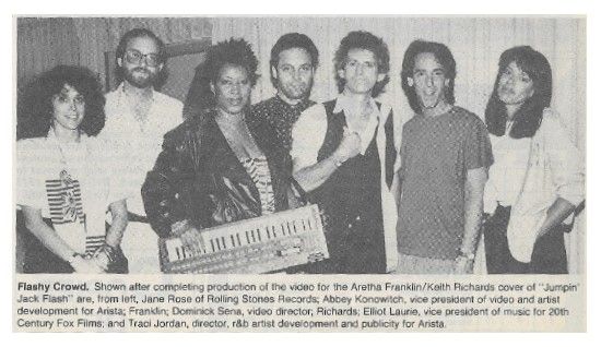 Franklin, Aretha--Keith Richards / Flashy Crowd. / 1986