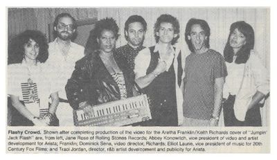 Franklin, Aretha--Keith Richards / Flashy Crowd. / 1986