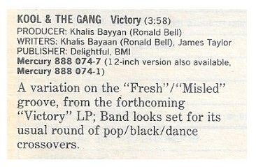 Kool + The Gang / Victory / 1986