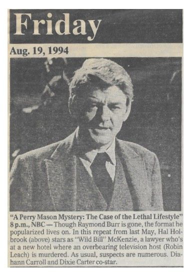 Holbrook, Hal / A Perry Mason Mystery / 1994