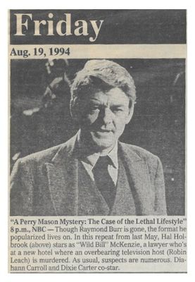 Holbrook, Hal / A Perry Mason Mystery / 1994