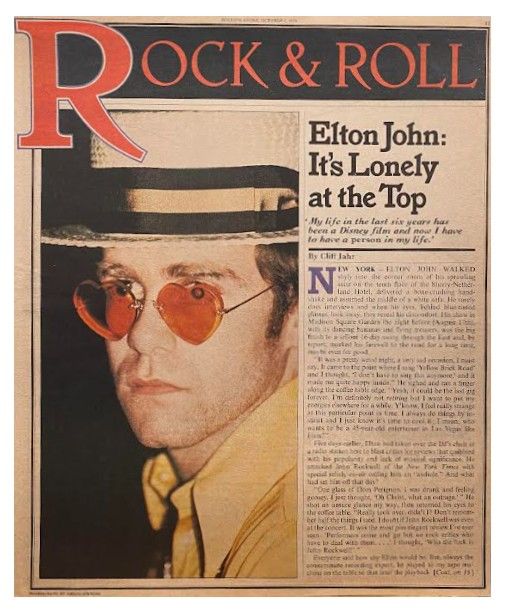 John, Elton / It's Lonely at the Top / 1976