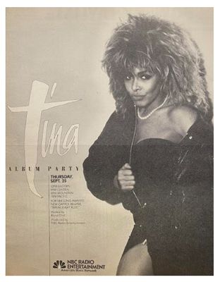 Turner, Tina / Tina Album Party / 1986