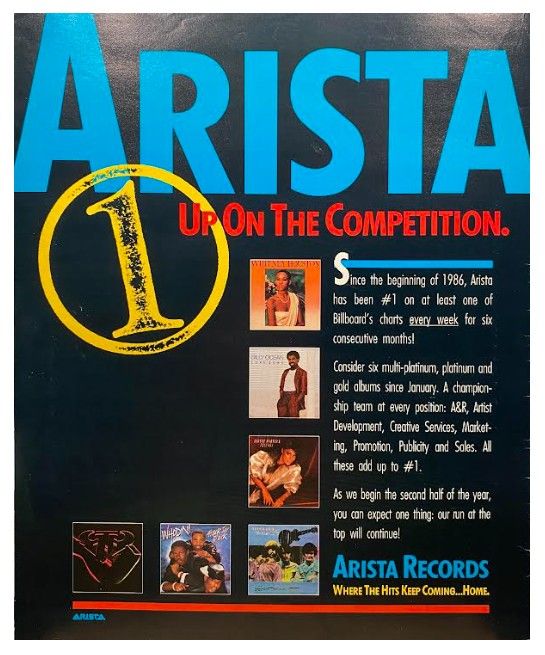 Various Artists / Arista: Up on the Competition / 1986