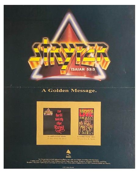 Stryper / A Golden Message. / 1987