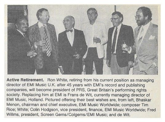 Rice, Tim / Active Retirement. / 1986