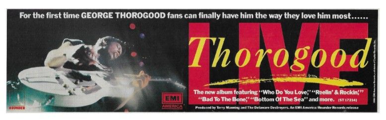 Thorogood, George / Live / 1986