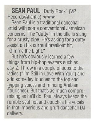 Paul, Sean / Dutty Rock / 2002